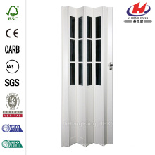 32 po x 80 po. Devonshire White Accordion Door